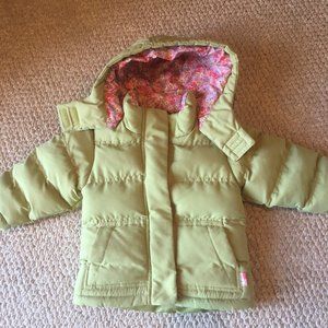 Baby girls puffer winter jacket size 6-9 months